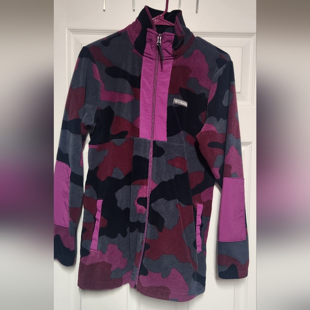 Columbia Multicolor Camo Fleece Jacket